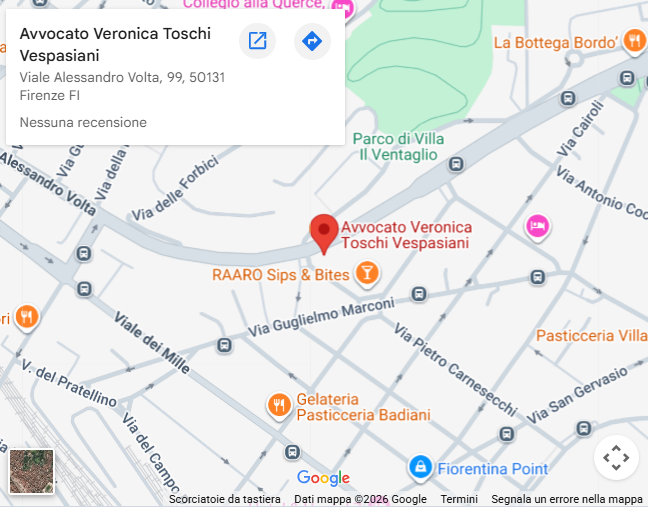 mappa indirizzo avvocato firenze